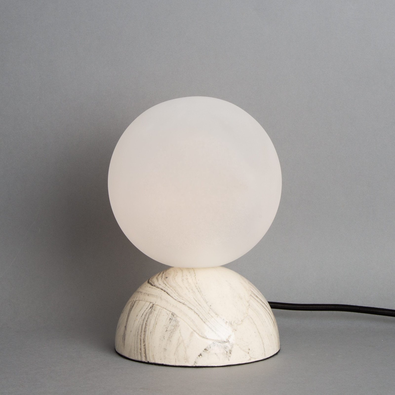 Ovata Marbled Ceramic Glass Ball Table Lamp Ovata Marbled Ceramic Glass Ball Table Lamp