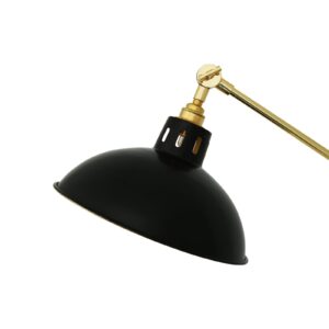 Senglea Adjustable Contemporary Brass Floor Lamp