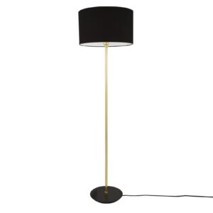 Inch Modern Floor Lamp With Choice Of Fabric Shade