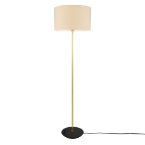 Inch Modern Floor Lamp With Choice Of Fabric Shade