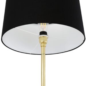 Inch Modern Floor Lamp With Choice Of Fabric Shade