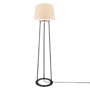 Borris Three-Legged Floor Lamp With Choice Of Fabric Shade