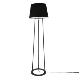 Borris Three-Legged Floor Lamp With Choice Of Fabric Shade