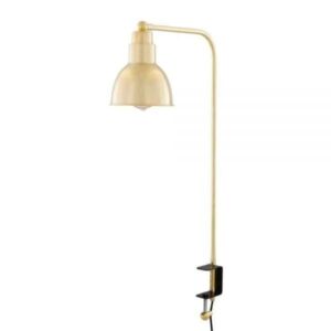 Baku Brass Table Lamp With Desk Clamp