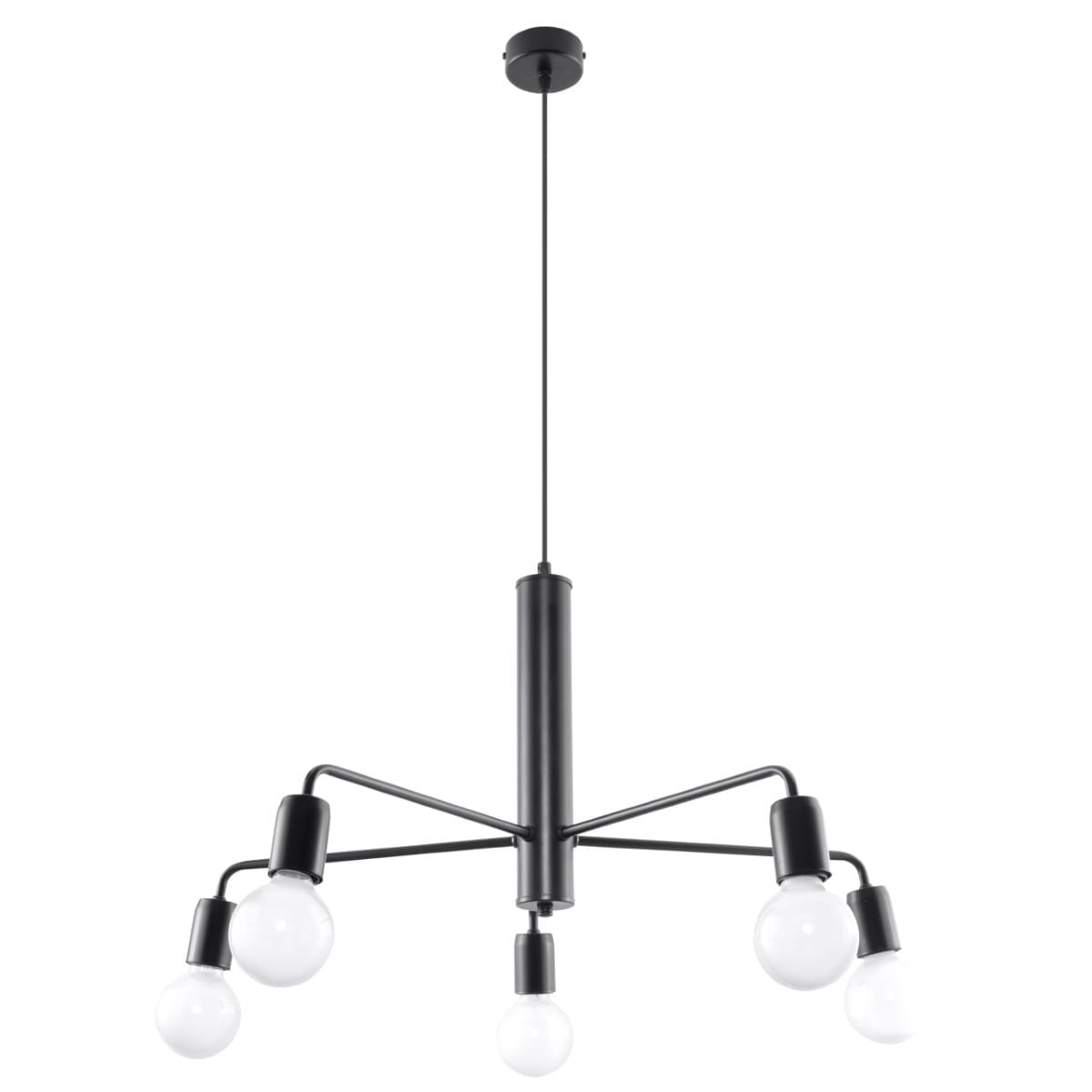 Multi Arm Ceiling Light Duomo Five Light Black Multi Arm Ceiling Light Duomo Five Light Black