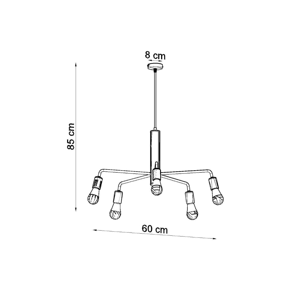 Multi Arm Ceiling Light Duomo Five Light Black Multi Arm Ceiling Light Duomo Five Light Black