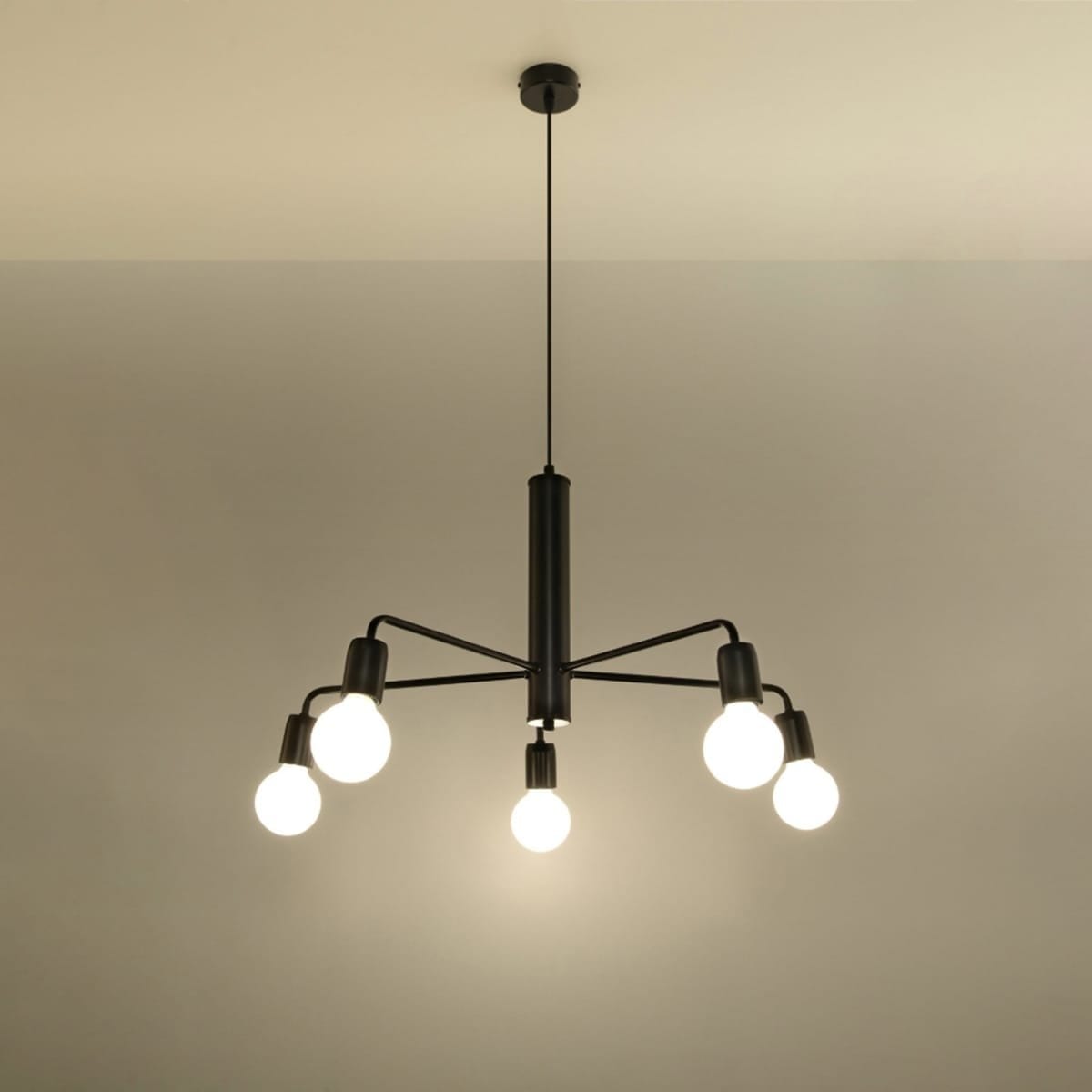 Multi Arm Ceiling Light Duomo Five Light Black Multi Arm Ceiling Light Duomo Five Light Black