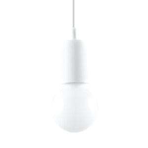 Diego Pendant Light - Single / White