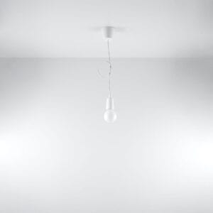 Diego Pendant Light - Single / White