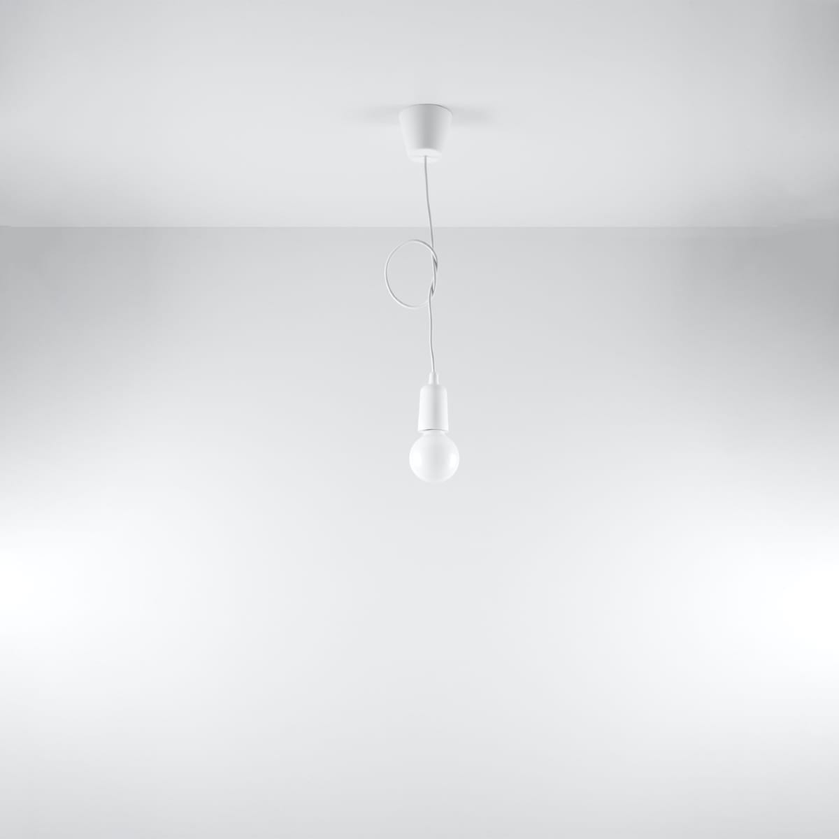 Diego Pendant Light - Single / White Diego Pendant Light - Single / White