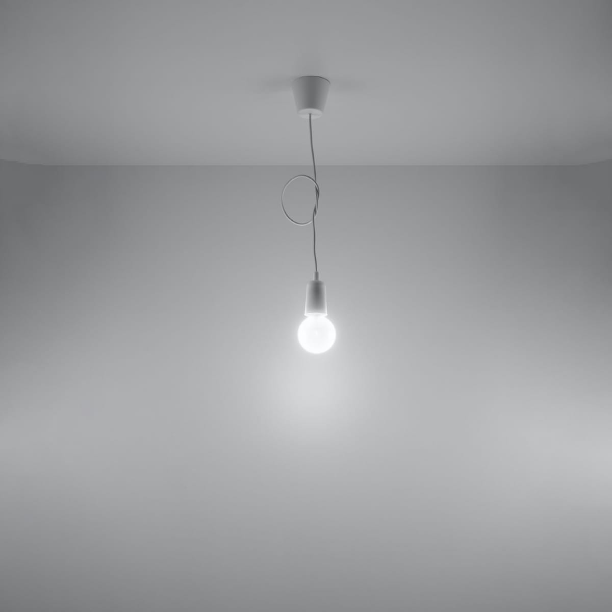 Diego Pendant Light - Single / White Diego Pendant Light - Single / White
