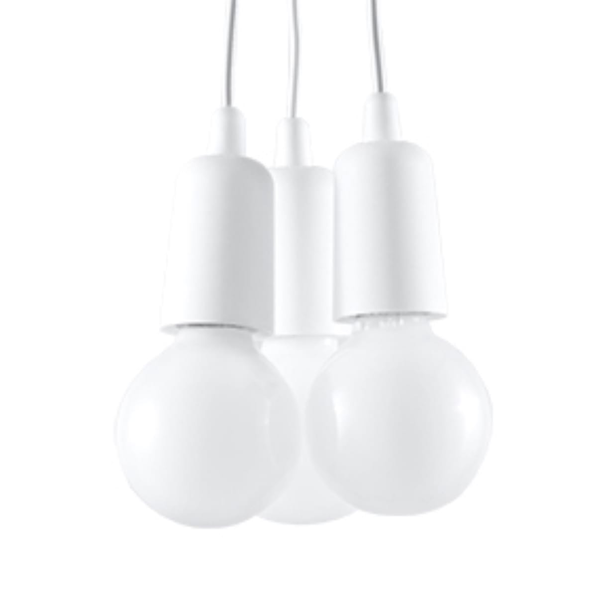 Diego Pendant Light - 3 Light / White Diego Pendant Light - 3 Light / White