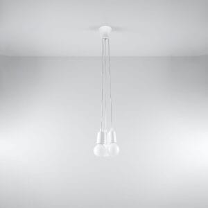 Diego Pendant Light - 3 Light / White