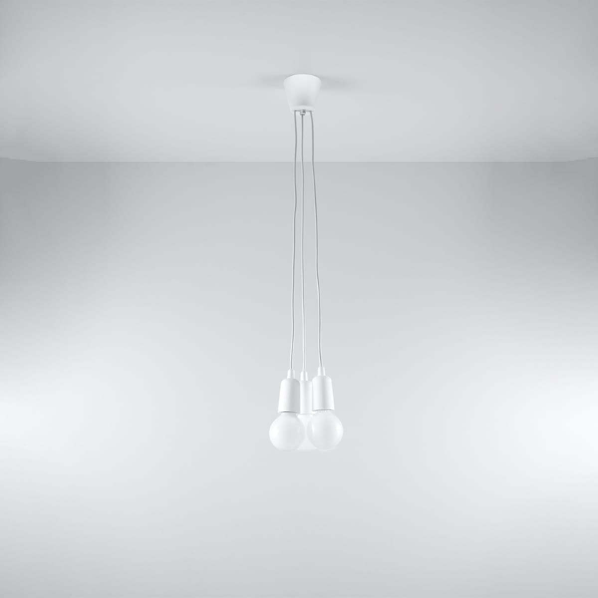 Diego Pendant Light - 3 Light / White Diego Pendant Light - 3 Light / White
