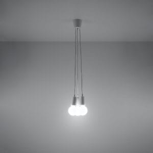 Diego Pendant Light - 3 Light / White