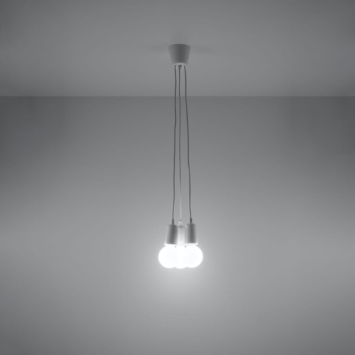 Diego Pendant Light - 3 Light / White Diego Pendant Light - 3 Light / White