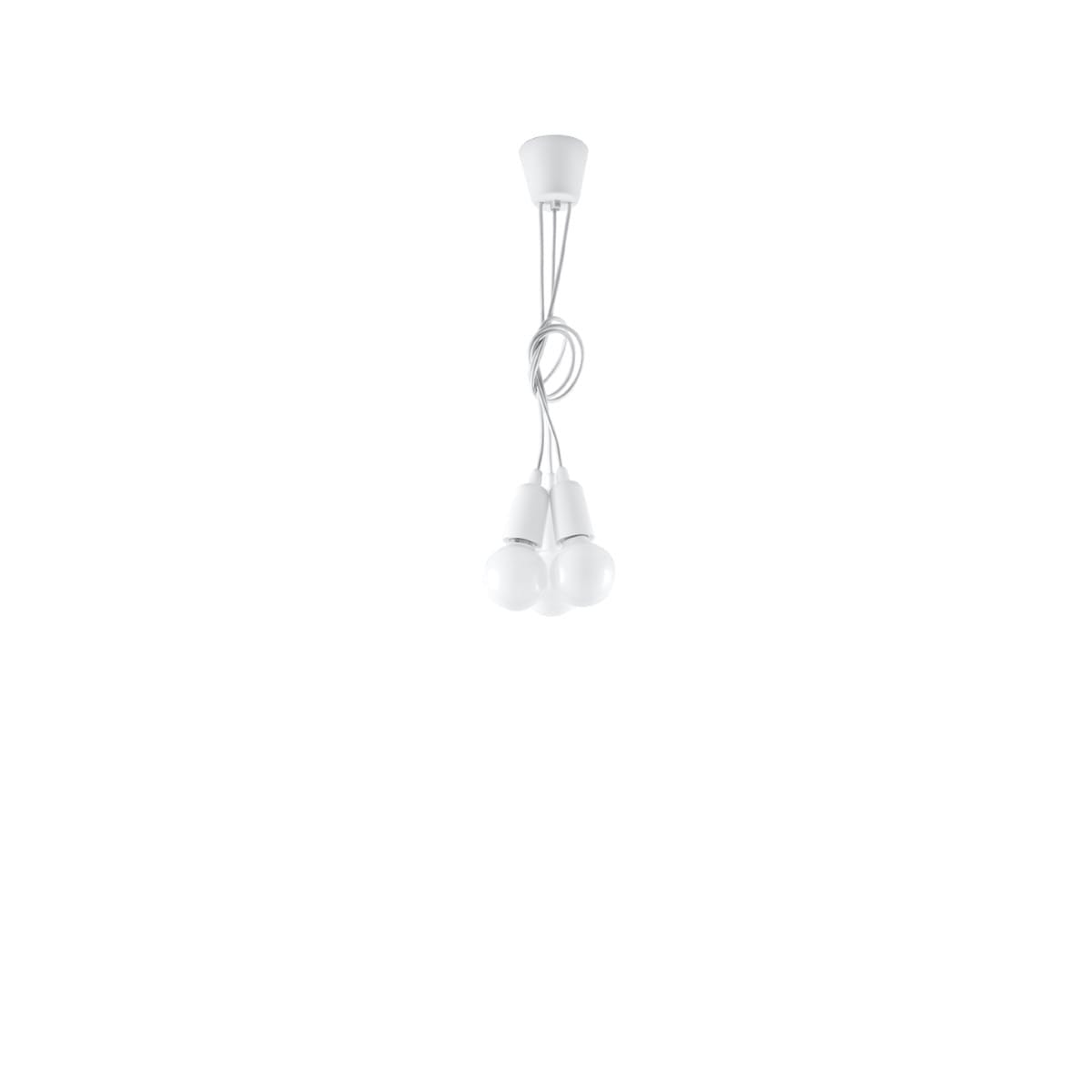 Diego Pendant Light - 3 Light / White Diego Pendant Light - 3 Light / White