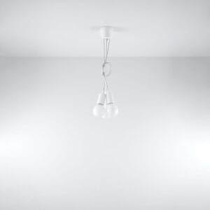 Diego Pendant Light - 3 Light / White