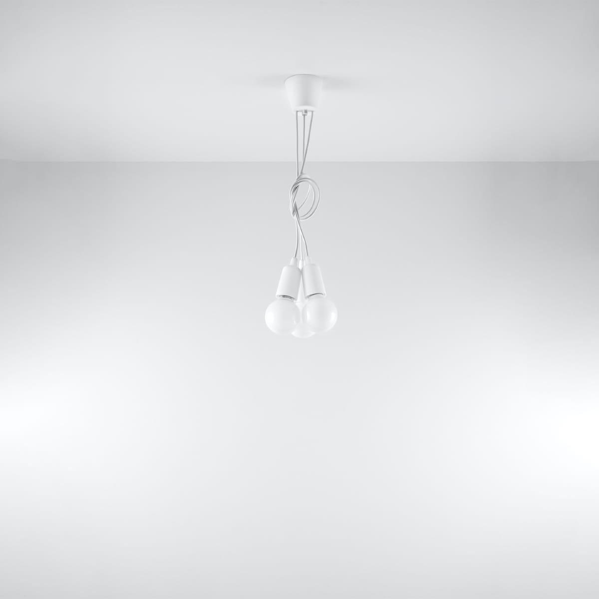 Diego Pendant Light - 3 Light / White Diego Pendant Light - 3 Light / White
