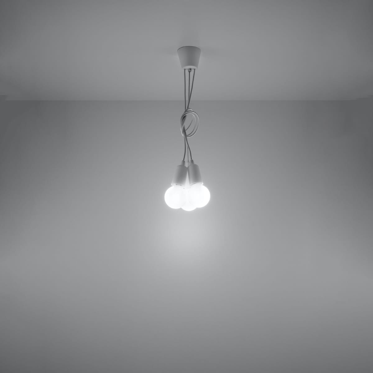 Diego Pendant Light - 3 Light / White Diego Pendant Light - 3 Light / White