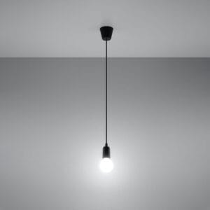 Diego Pendant Light - Single / Black