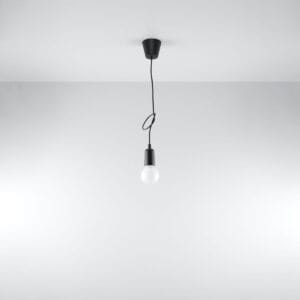 Diego Pendant Light - Single / Black