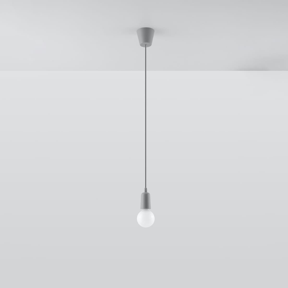 Diego Pendant Light - Single / Grey Diego Pendant Light - Single / Grey