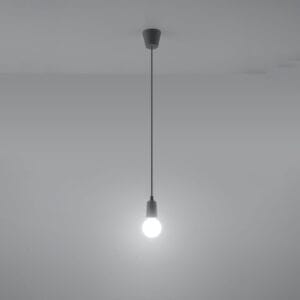 Diego Pendant Light - Single / Grey