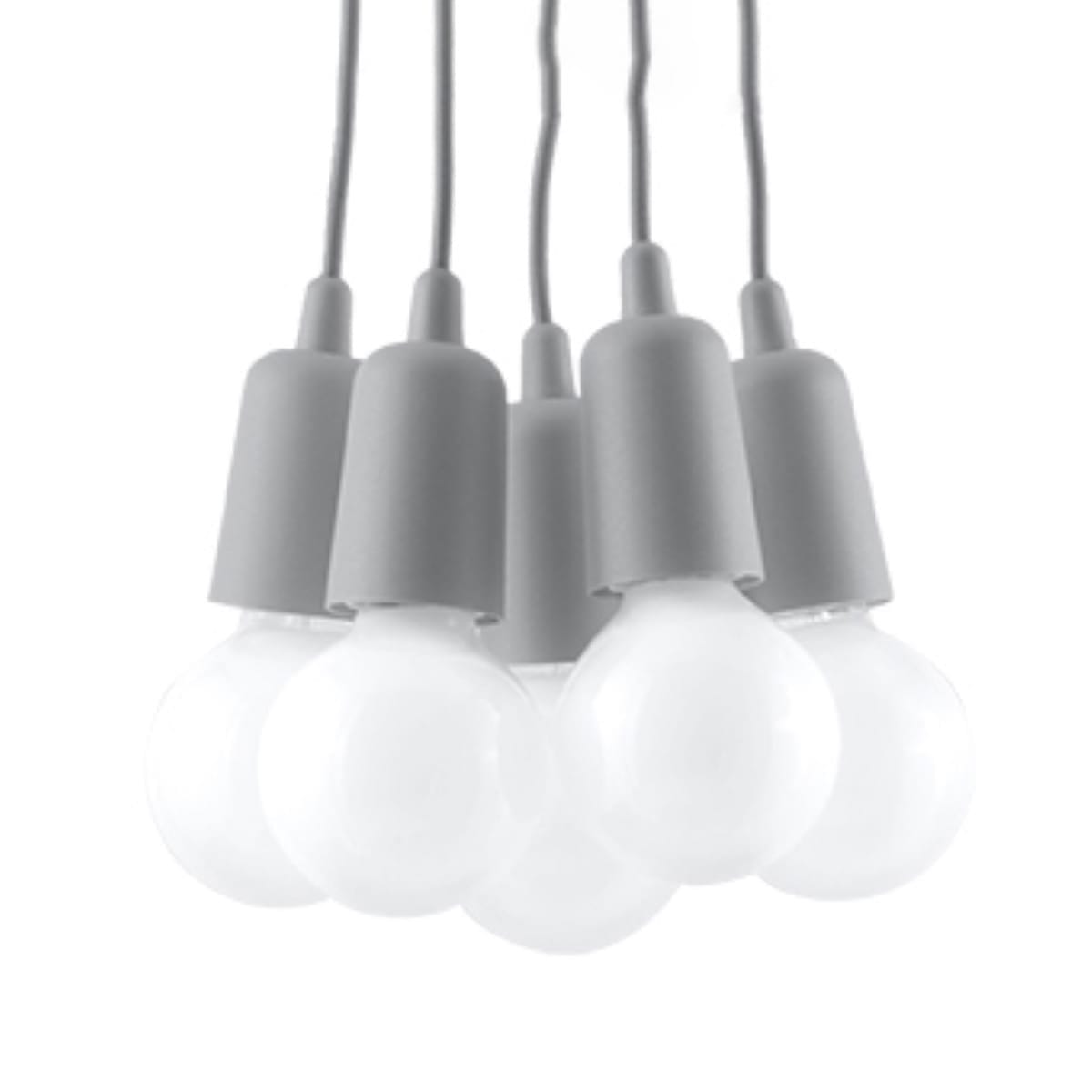Diego Pendant Light - 5 Light / Grey Diego Pendant Light - 5 Light / Grey