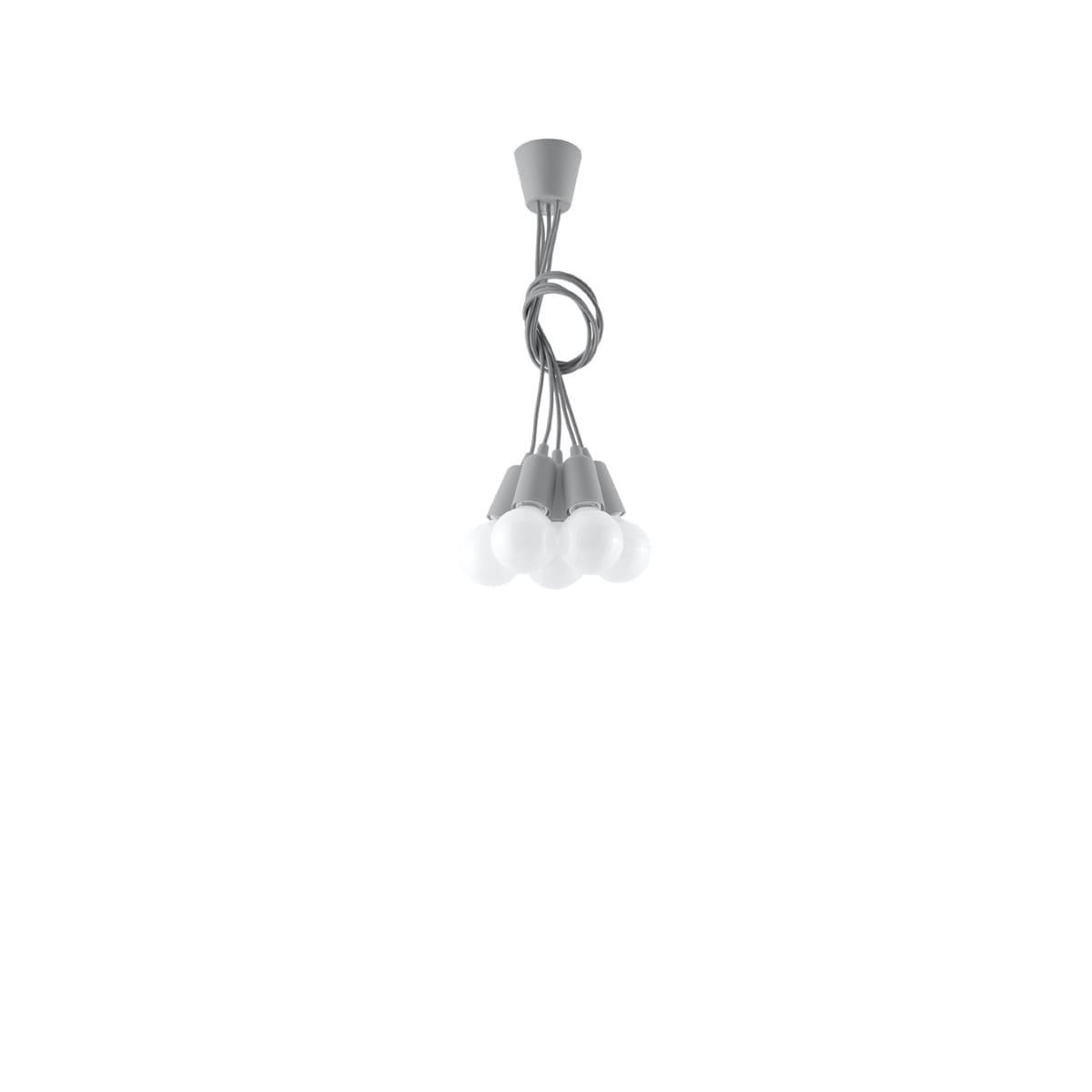 Diego Pendant Light - 5 Light / Grey Diego Pendant Light - 5 Light / Grey