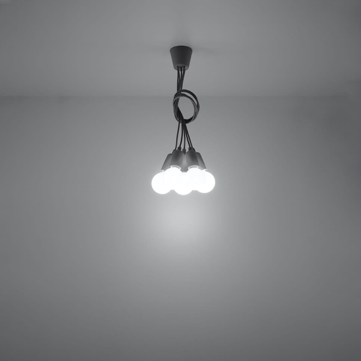 Diego Pendant Light - 5 Light / Grey Diego Pendant Light - 5 Light / Grey