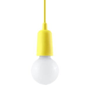 Diego Pendant Light - Single / Yellow