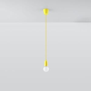 Diego Pendant Light - Single / Yellow