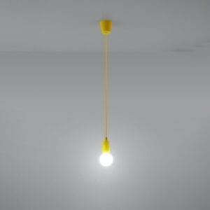 Diego Pendant Light - Single / Yellow