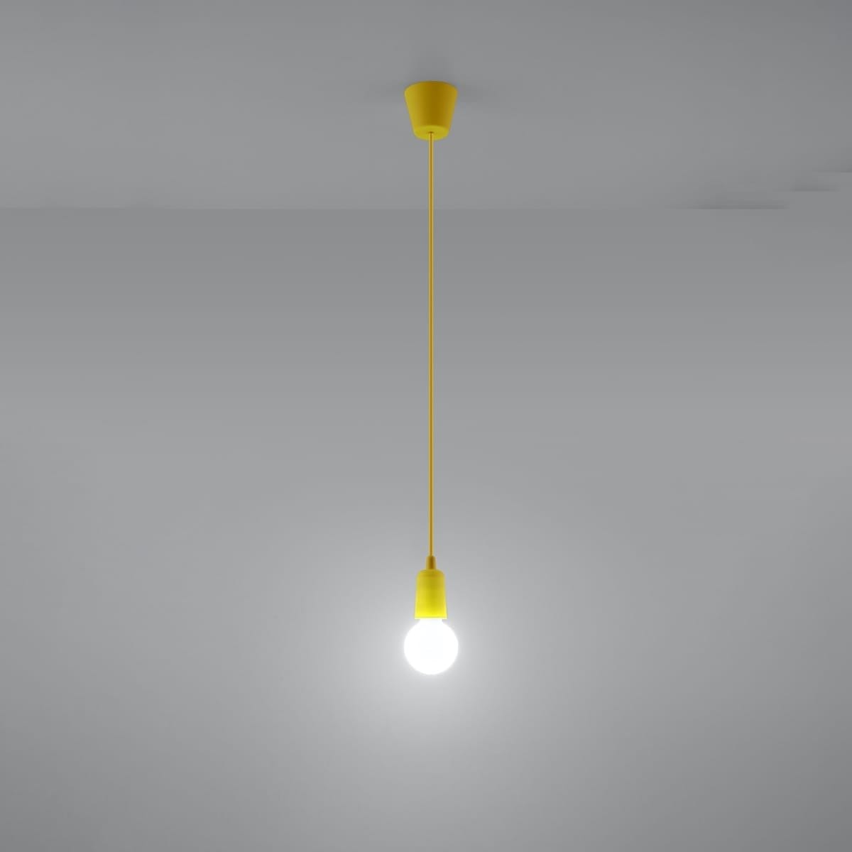 Diego Pendant Light - Single / Yellow Diego Pendant Light - Single / Yellow