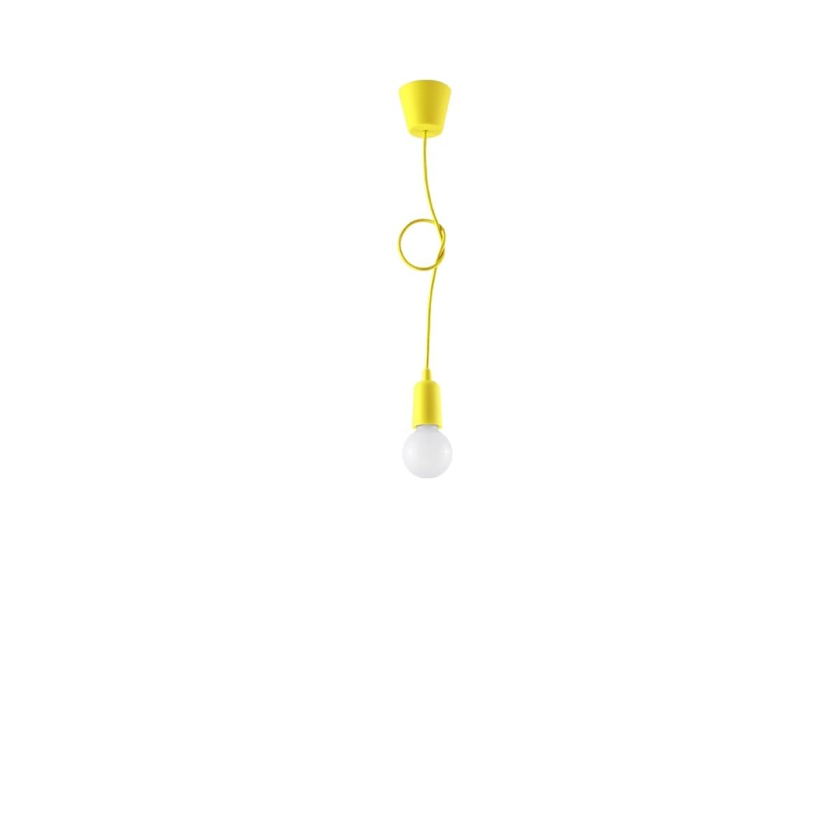 Diego Pendant Light - Single / Yellow Diego Pendant Light - Single / Yellow