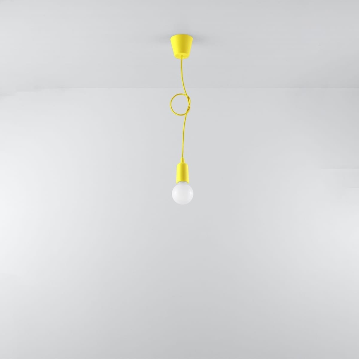 Diego Pendant Light - Single / Yellow Diego Pendant Light - Single / Yellow