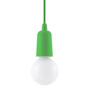 Diego Pendant Light - Single / Green