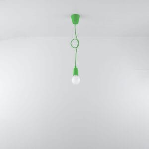 Diego Pendant Light - Single / Green