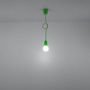 Diego Pendant Light - Single / Green