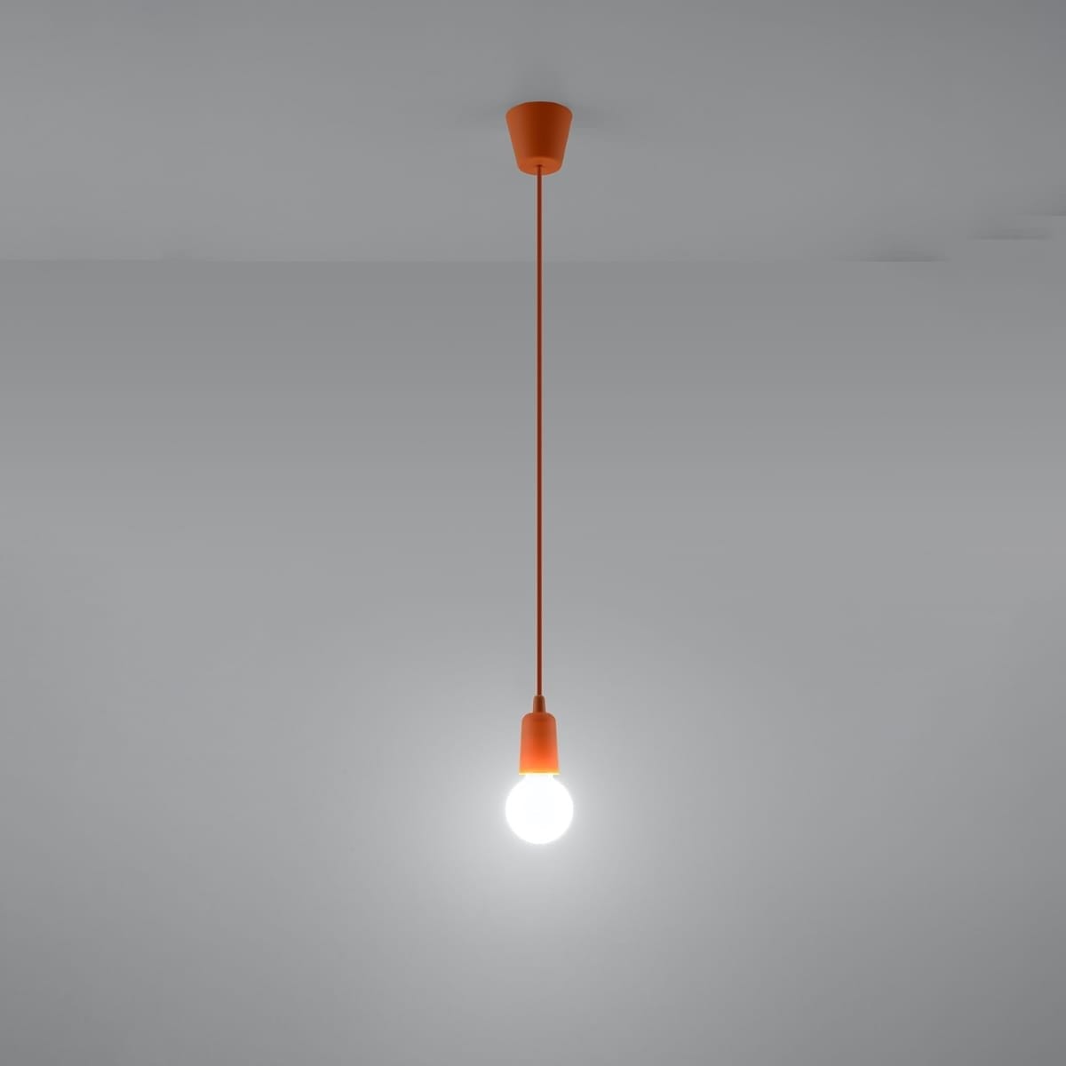 Diego Pendant Light - Single / Orange Diego Pendant Light - Single / Orange