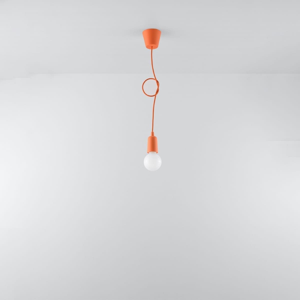 Diego Pendant Light - Single / Orange Diego Pendant Light - Single / Orange