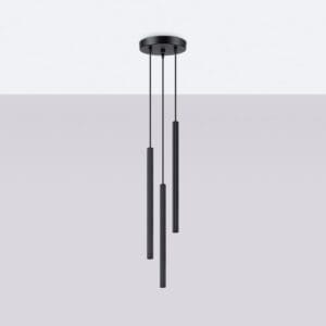 Arche 3-Light Pendant - Black