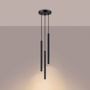 Arche 3-Light Pendant - Black