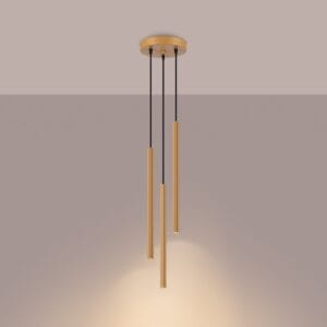 Pendant Lamp Arche Three Light Gold