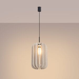Mula Felt Pendant Light 27cm - Natural