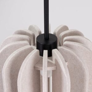 Mula Felt Pendant Light 27cm - Natural