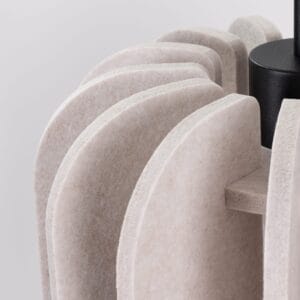Mula Felt Pendant Light 27cm - Natural