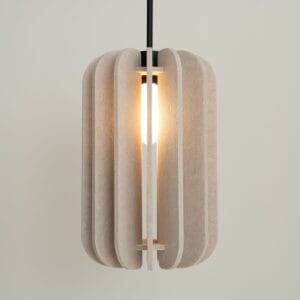Mula Felt Pendant Light 27cm - Natural