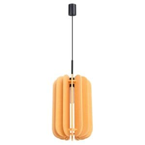 Mula Felt Pendant Light 27cm - Yellow